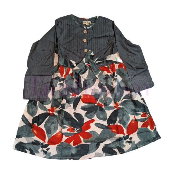 Girls Frock with long sleeves