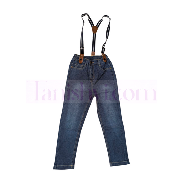 Boys Jeans with Shoulder Strap