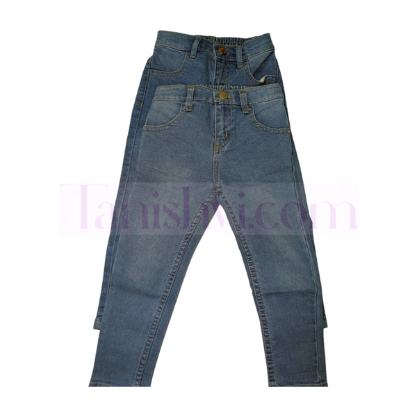 Boys Cotton Jeans Pant - Blue
