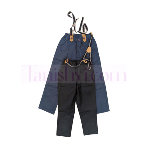Boys Cotton Jeans with Straps