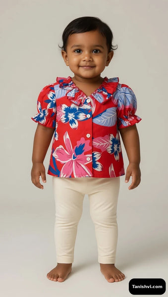 Girls Western Top