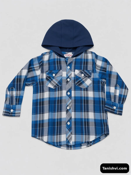 Boys Shirt with Hoodie